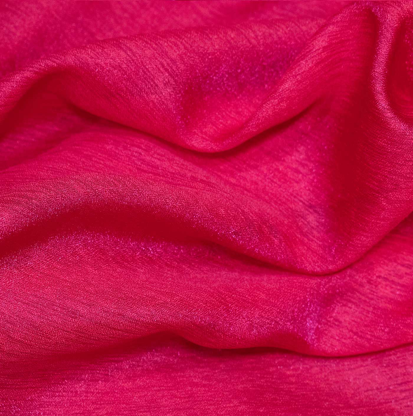 Red Lame Organza Fabric