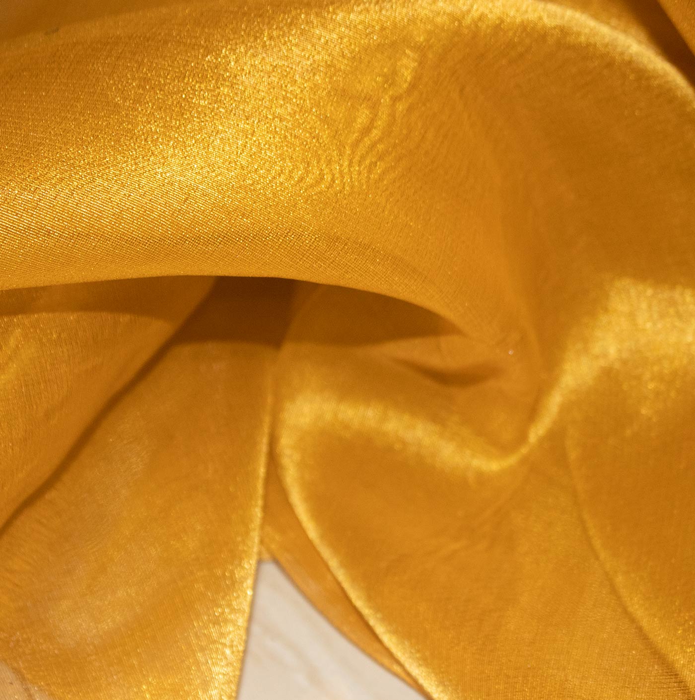 Gold Lame Organza Fabric