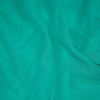 Teal Green Crinkle Chiffon Fabric