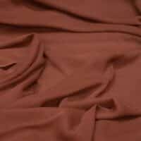 Brown Crinkle Chiffon Fabric