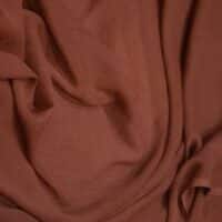 Brown Crinkle Chiffon Fabric