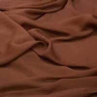 Brown Crinkle Chiffon Fabric