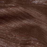 Coffee Brown Lame Organza Fabric