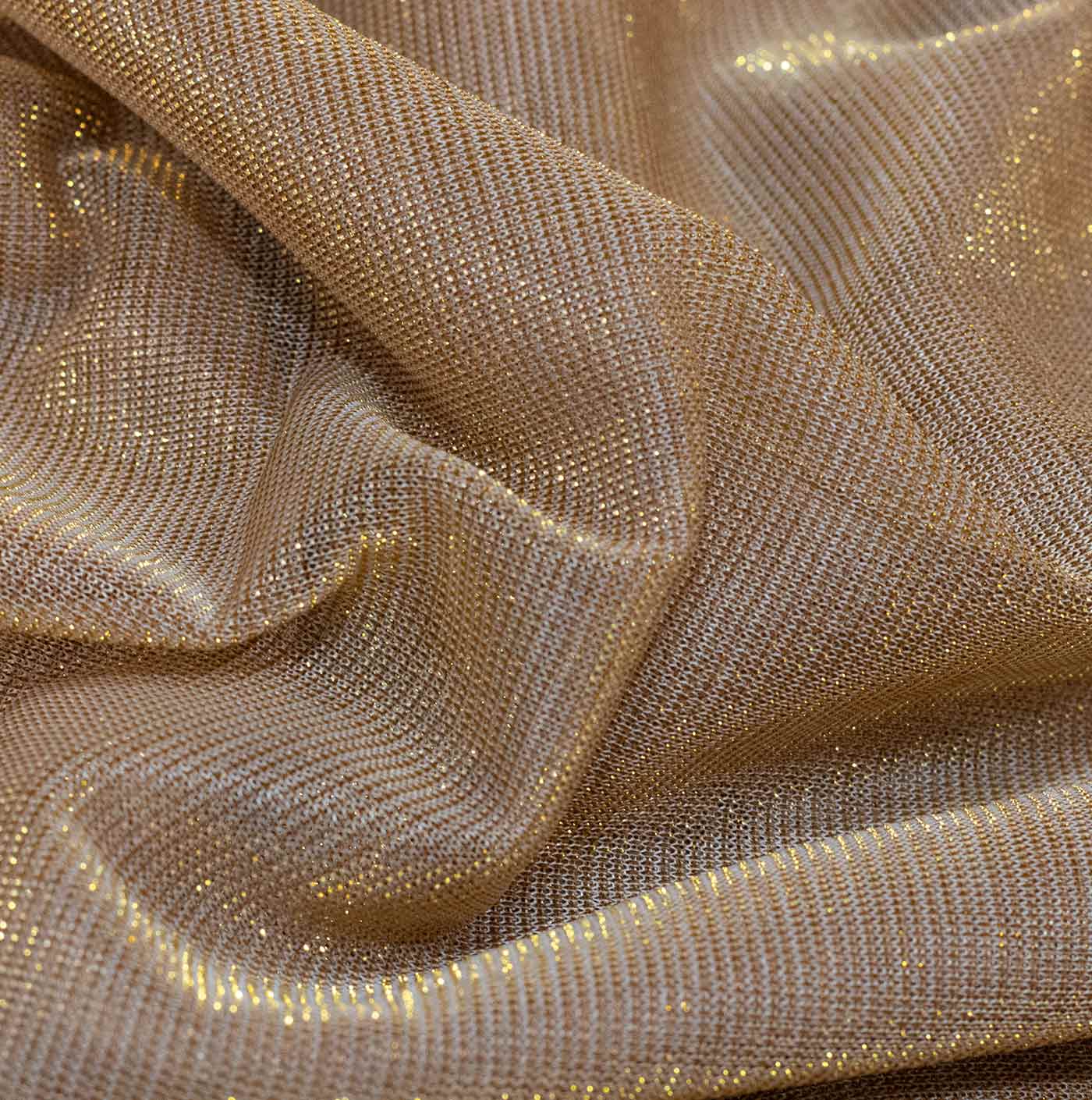 Gold Mesh Fabric