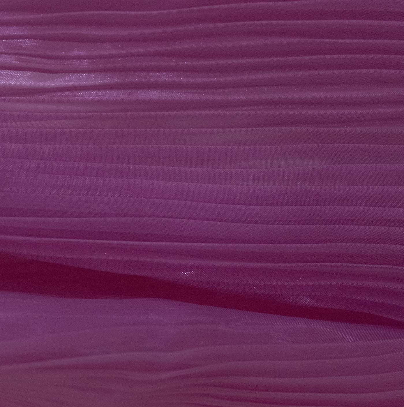 Pleated Purple Organza Fabric
