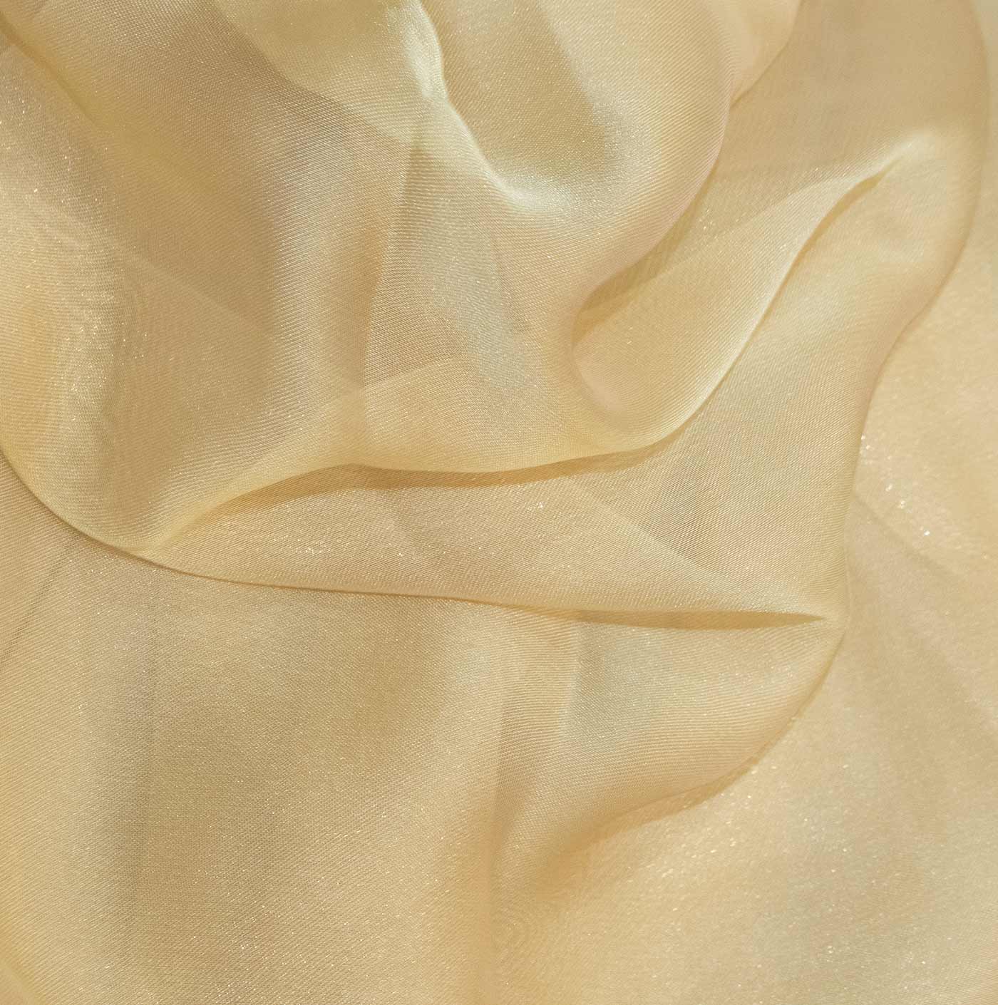Light Gold Chiffon Fabric