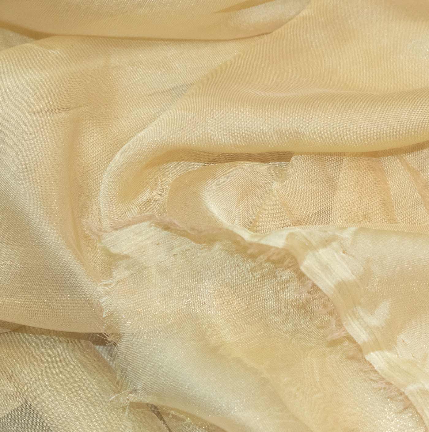 Light Gold Chiffon Fabric