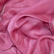 Blush Pink Cationic Chiffon Fabric