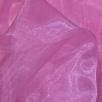 Baby Pink Plain Organza Fabric