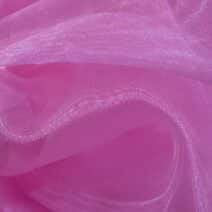 Baby Pink Plain Organza Fabric