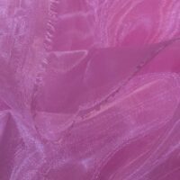 Baby Pink Plain Organza Fabric