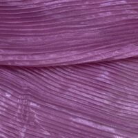 Pleated Purple Organza Fabric