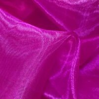 Fuchsia Pink Plain Organza Fabric