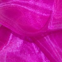 Fuchsia Pink Plain Organza Fabric