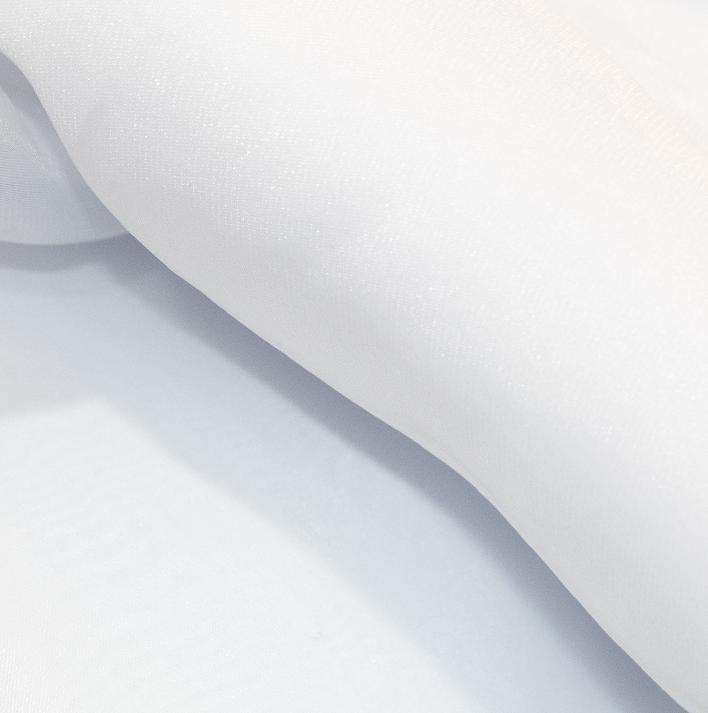 White Plain Organza Fabric