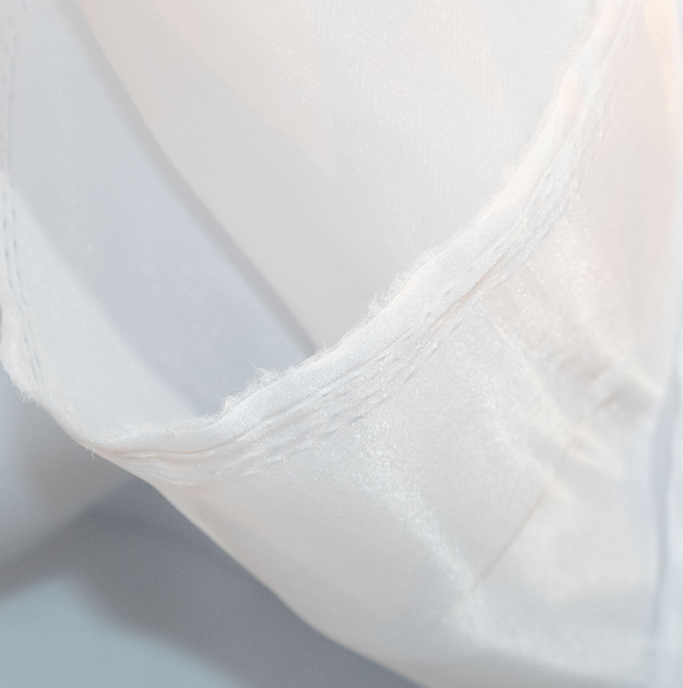 White Plain Organza Fabric