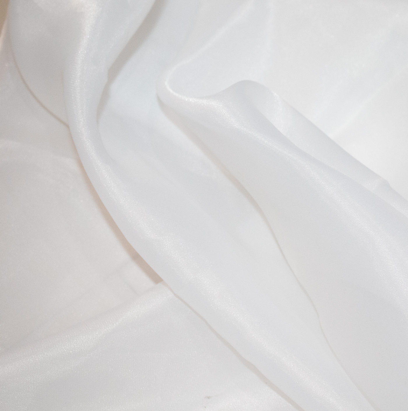 Off White Liquid Organza Fabric