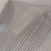 Ivory Pleated Organza Fabric