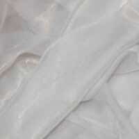 Ivory Cationic Chiffon Fabric
