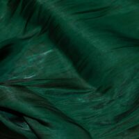 Emerald Green Crinkle Silk Fabric