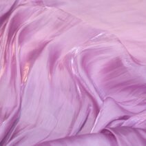 Lilac Crinkle Silk Fabric