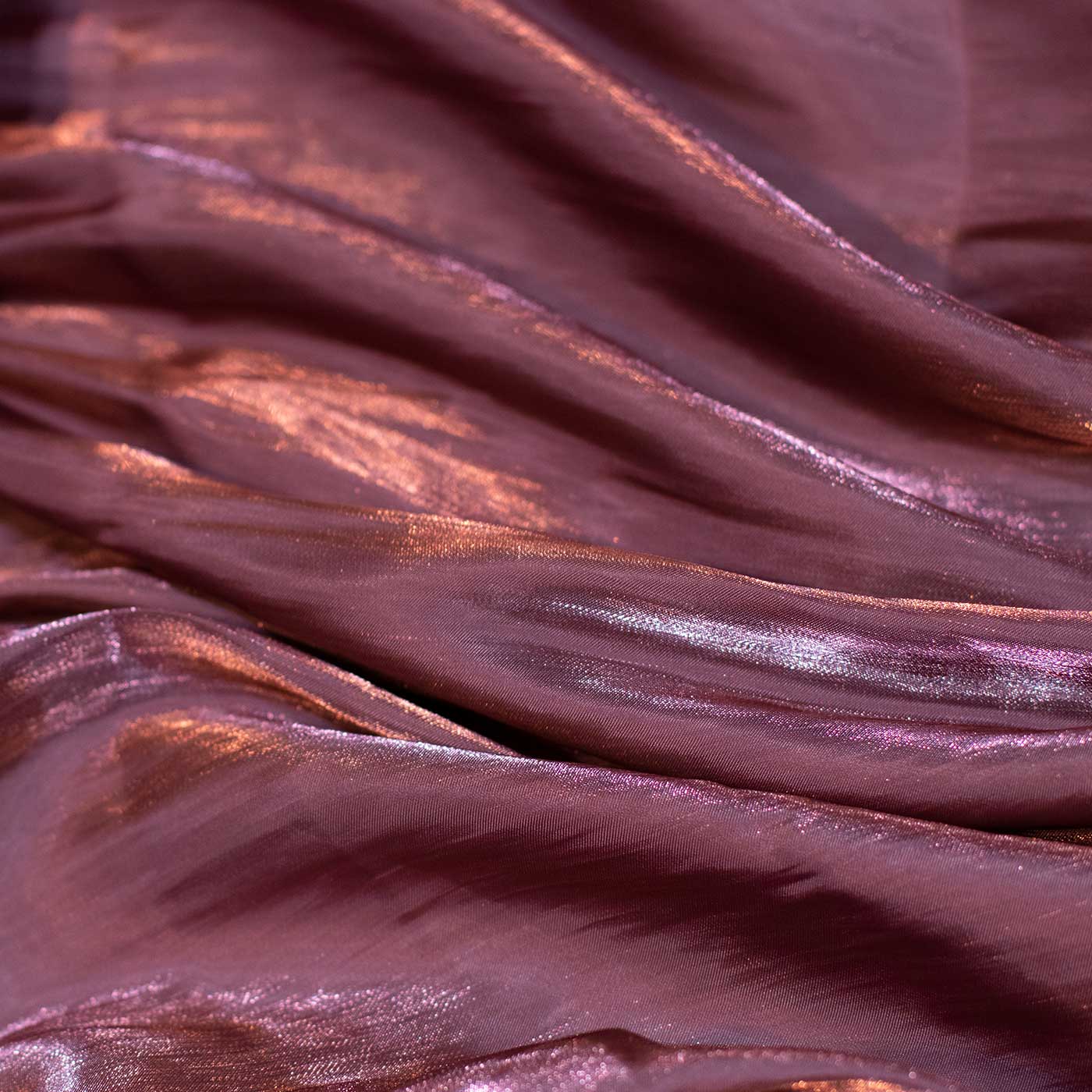 Dusty Rose Crinkle Silk Fabric