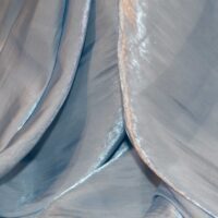 Sky Blue Crinkle Silk Fabric