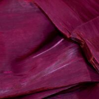 Burgundy Crinkle Silk Fabric