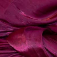 Burgundy Crinkle Silk Fabric