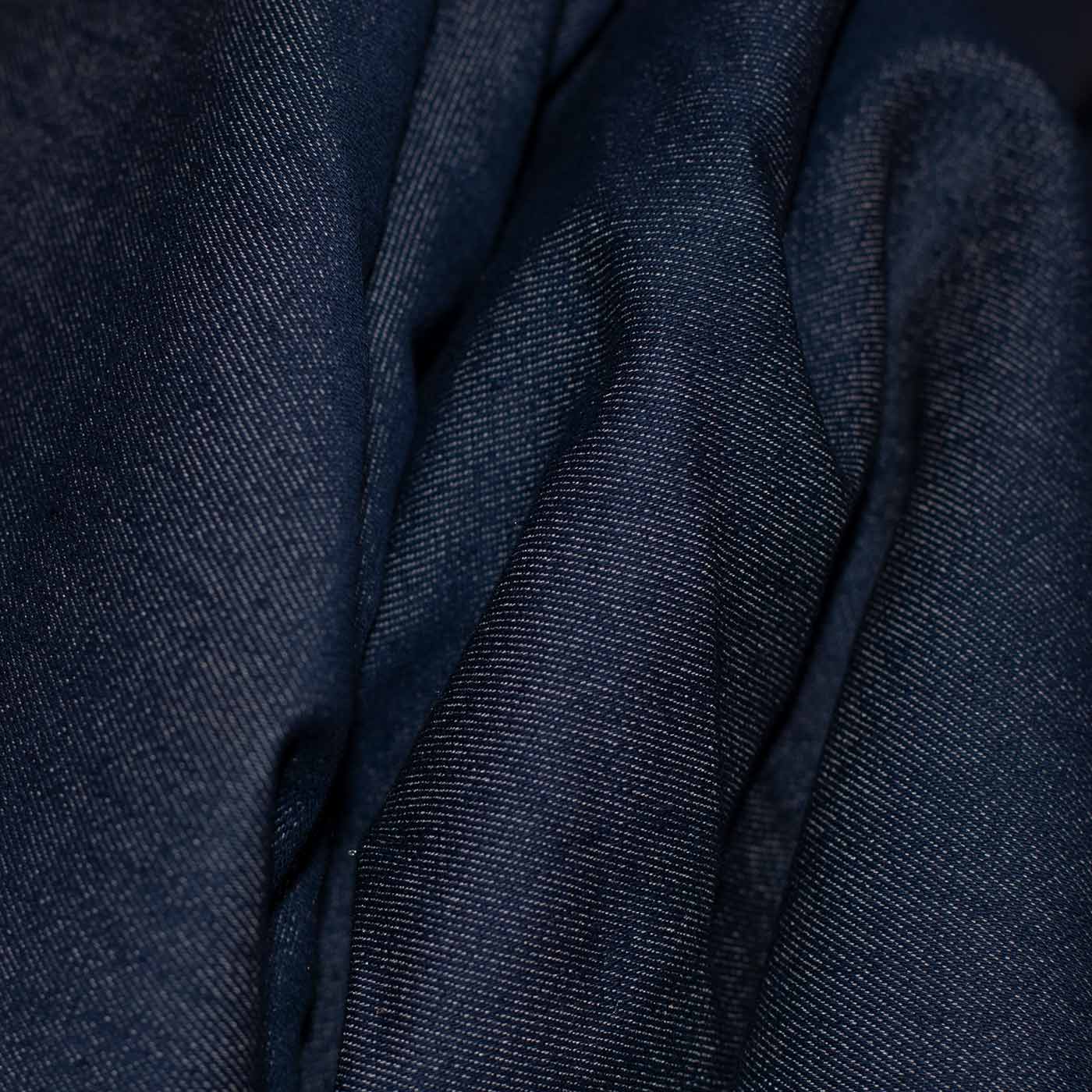 Solid Blue Denim Fabric