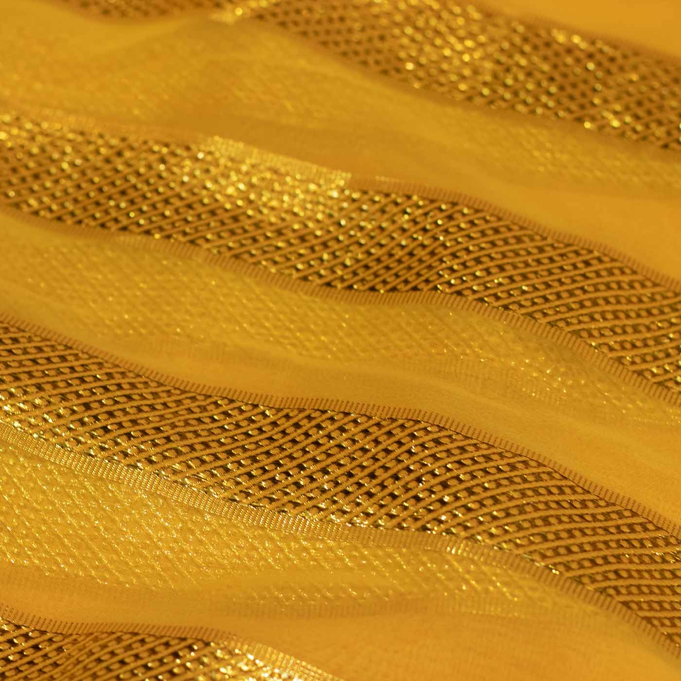 Yellow French Chiffon Fabric