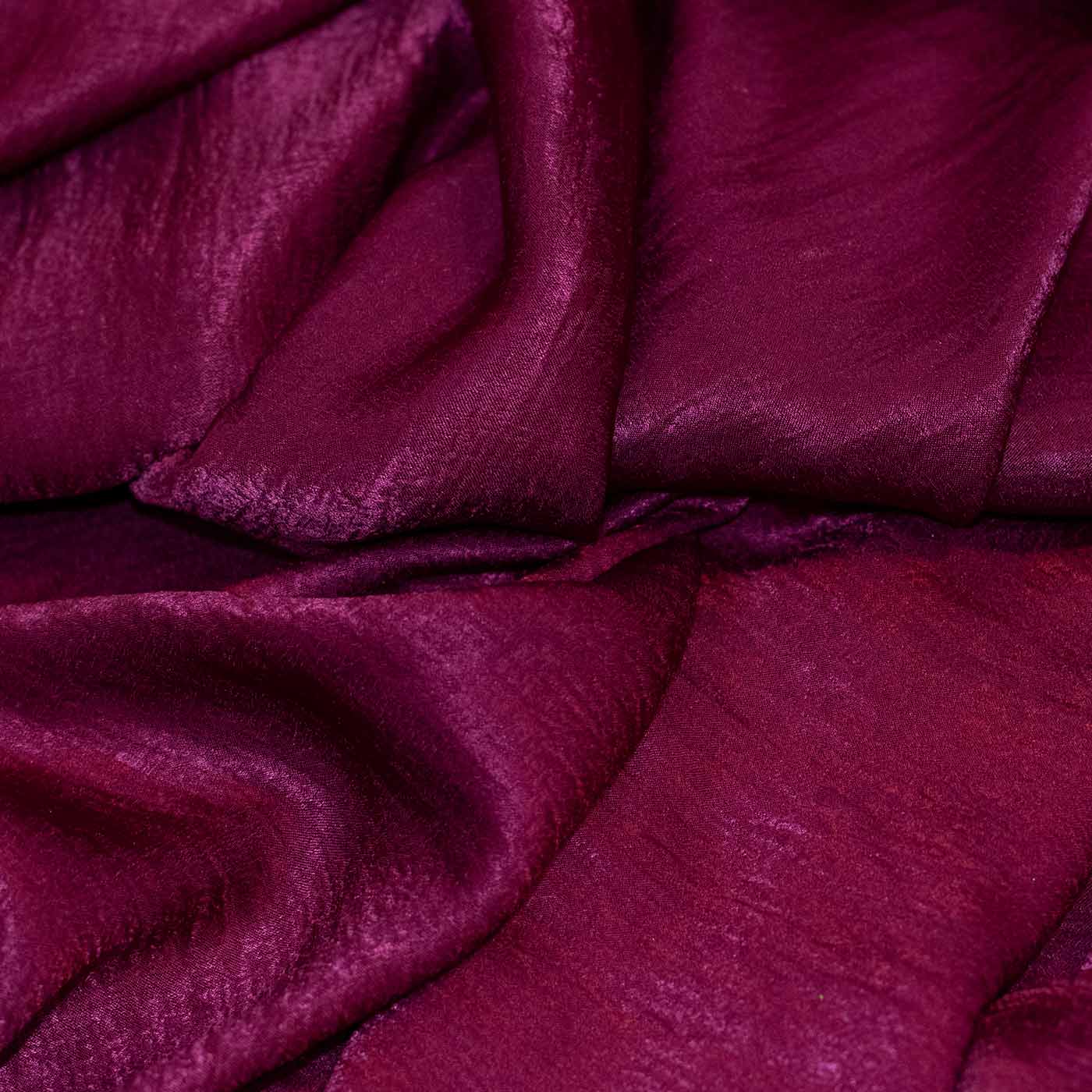 Burgundy Velvet Silk Fabric