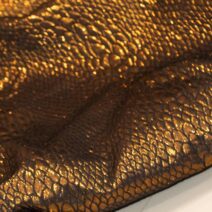 Gold and Black Iridescent Brocade Fabric