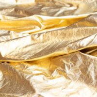 Shimmer Apricot Lecrae Fabric