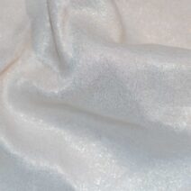 White Velvet Silk Fabric