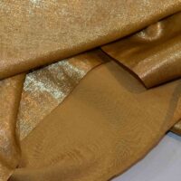 Yellow Gold Velvet Silk Fabric