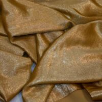 Yellow Gold Velvet Silk Fabric
