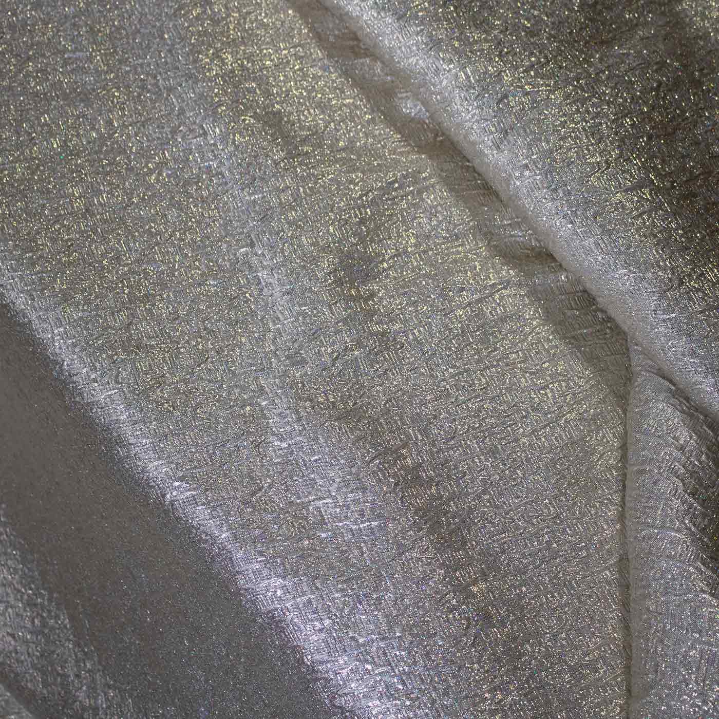 cream italian iridescent brocade fabric