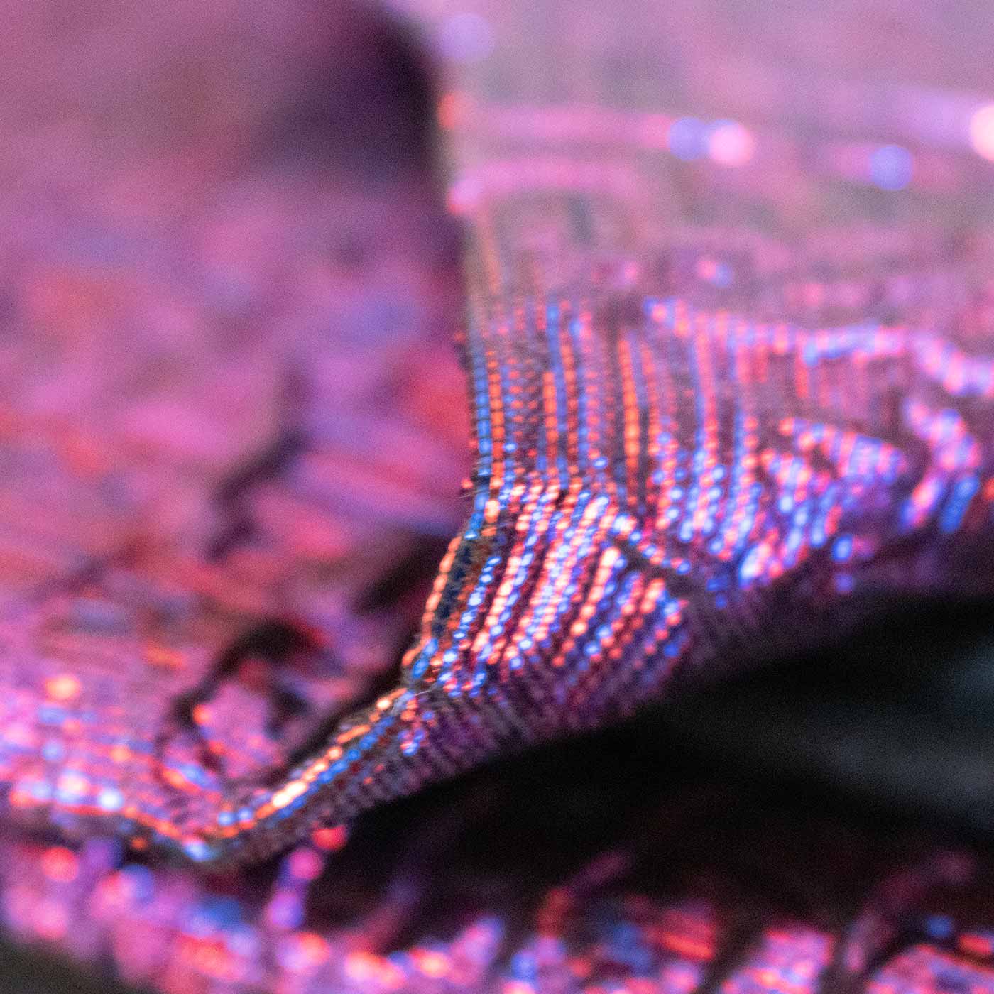 Plum Iridescent Brocade Fabric