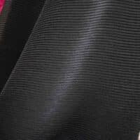 Black Silk Accordion Fabric