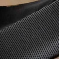 Black Silk Accordion Fabric