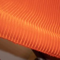 orange silk accordion fabric