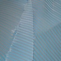 powder blue silk accordion fabric