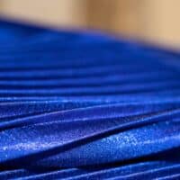 royal blue silk accordion fabric