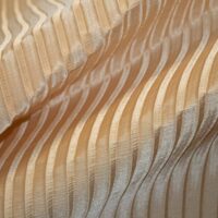 Tan silk accordion fabric