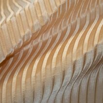 Tan silk accordion fabric