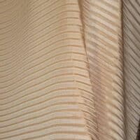 tan silk accordion fabric