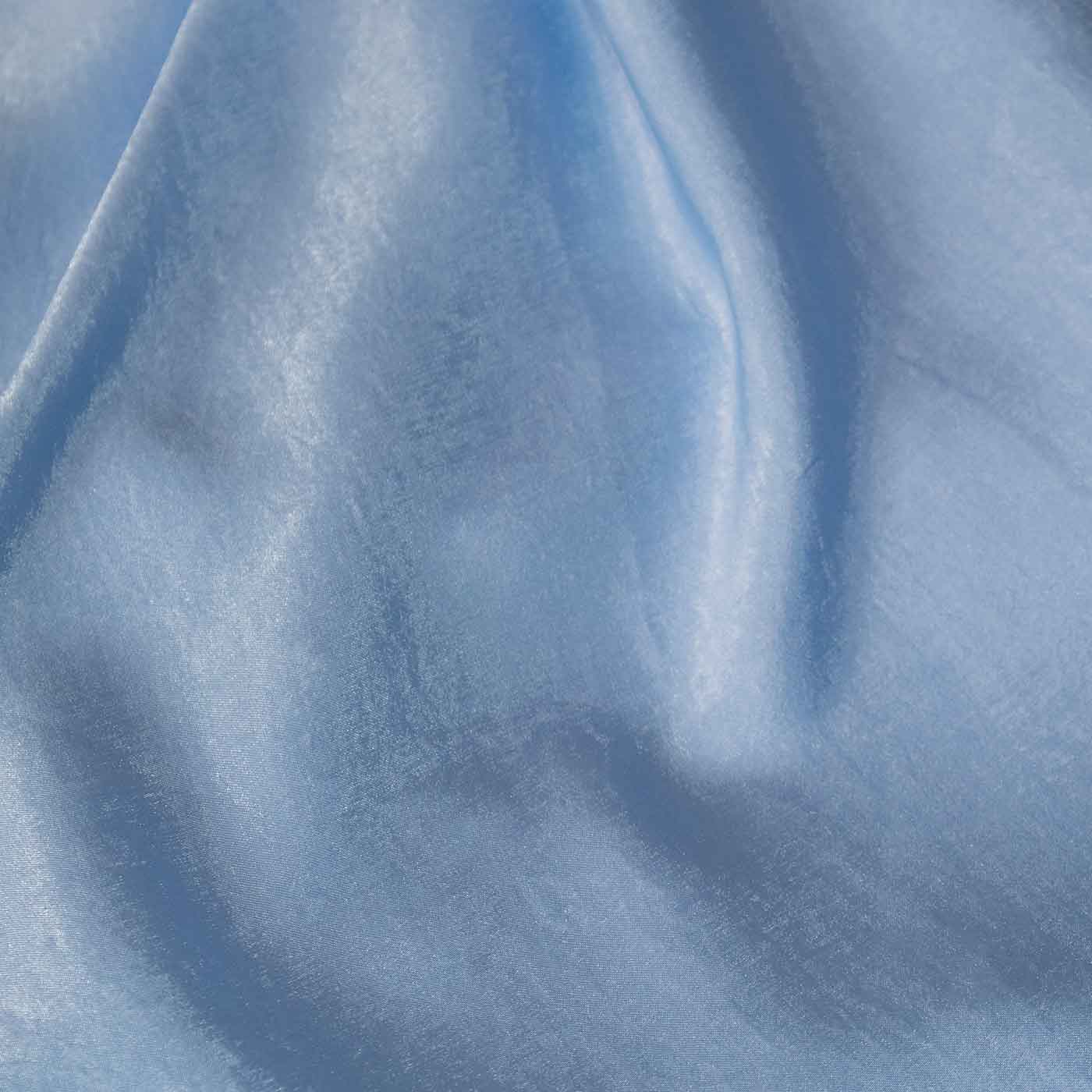 Sky Blue Velvet Silk Fabric