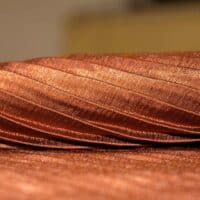 Brown Silk Accordion Fabric