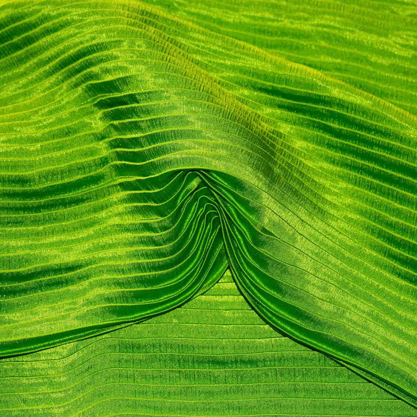 lime-green-silk-accordion-fabric